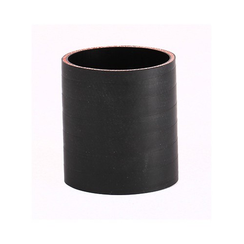  Manguito recto SAMCO de conexión de silicona negro mate - 63 mm - UC14020 