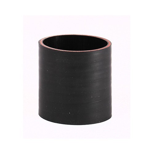  Manguito recto SAMCO de conexión de silicona negro mate - 68 mm - UC14030 