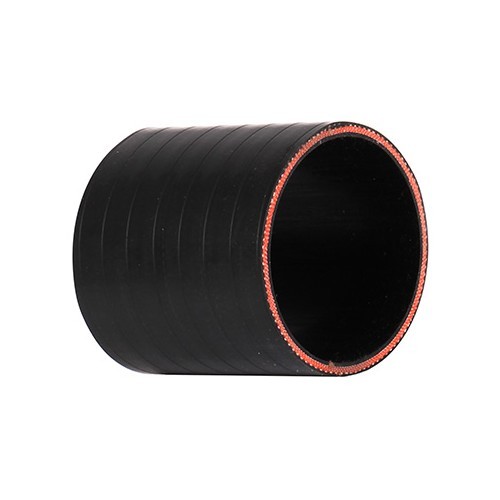 SAMCO straight fitting hose in matt black silicone - 70 mm - UC14035