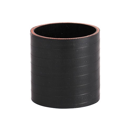  Mangueira de encaixe reto SAMCO em silicone preto mate - 70 mm - UC14035 