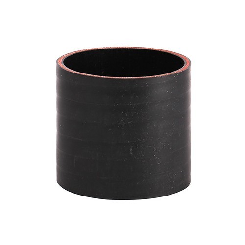  SAMCO straight silicone hose matte black - 76 mm - UC14040 