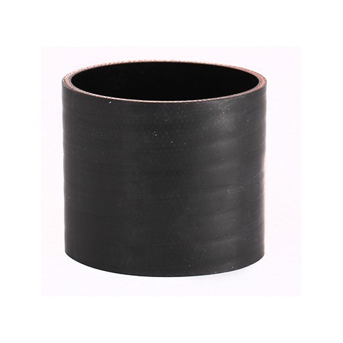  Mangueira reta de silicone SAMCO, preto mate - 80 mm - UC14045 