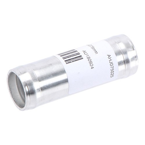  Straight aluminium fitting for water hose - 25 x 75 mm - UC19038 