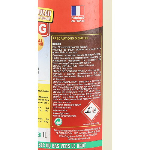  CLEAN CARAVANING - 1 liter - voor stoffen en tapijten - UC19048-1 