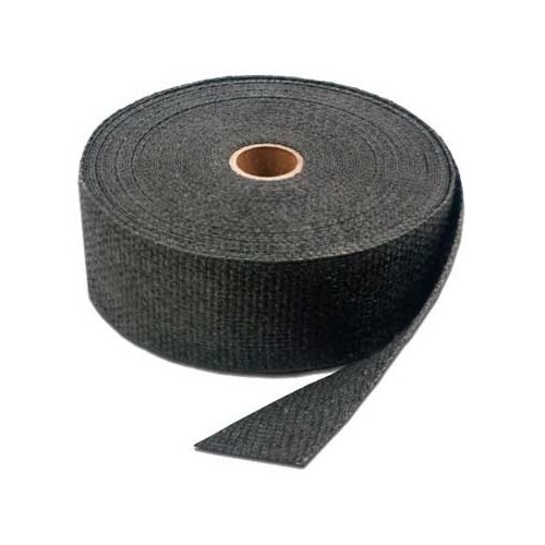  Schwarzes Abluft-Thermoband - 50 mm x 1 Meter zum Zuschneiden - UC20015 