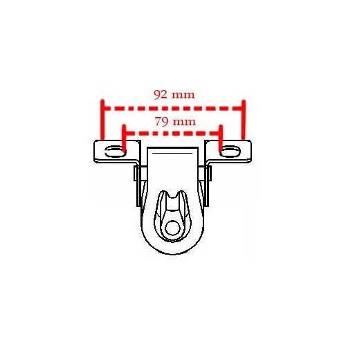 1 rubberexhaust silentbloc - UC20404