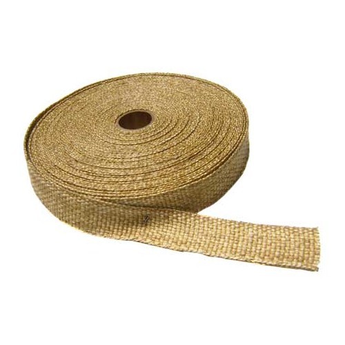  Bande thermique d'échappement beige - 25 mm x 15 m - UC21000 