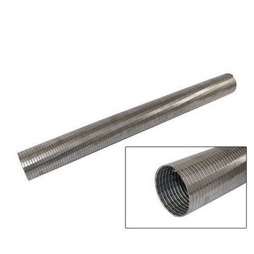  Flexible stainless steel exhaust hose, 60 mm per metre - UC24625 