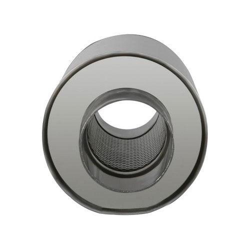 Corps de silencieux d'échappement simple en inox (50mm) - UC24895