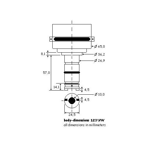 Allumeur électronique 123 IGNITION à dépression pour VOLKSWAGEN Coccinelle / Combi - Porsche 356 / 912 - UC27370