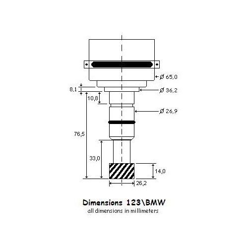 Elektronische Zündung 123 ignition für BMW 6-Zylinder "D-jetronic" mit Unterdruck - UC27580