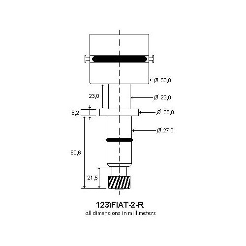 Accenditore elettronico 123 Ignition per Fiat 500 e 126 - UC27610