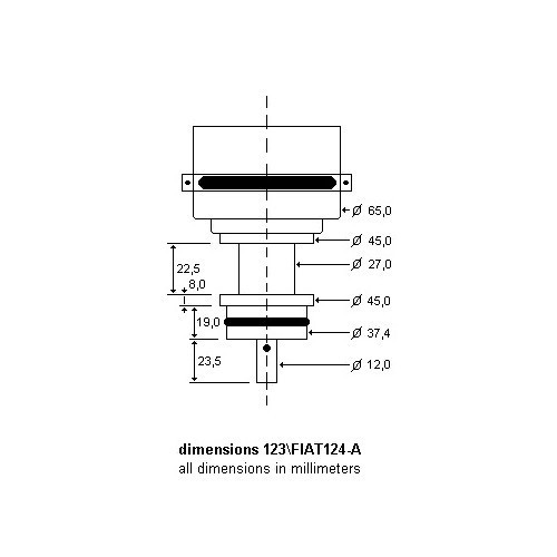 123 Ontsteking voor Fiat 124 en 131 - UC27640