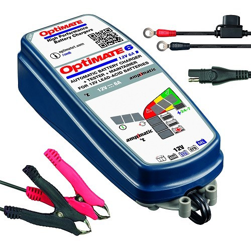 Ladegerät und Ladeerhalter für 12-V-Batterie OPTIMATE 6 Ampmatic - UC30001