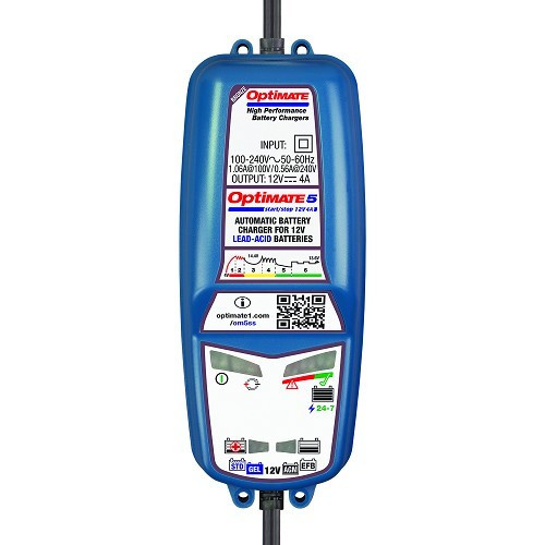 Optimate 5 start/stop : Charger to test, charge and maintain the charge of your 12 V battery - UC30007