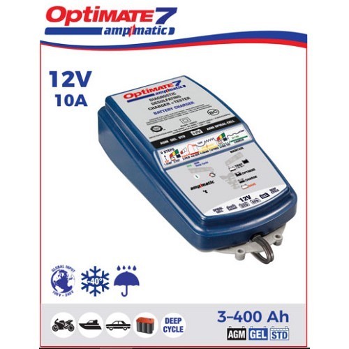 Ladegerät und Ladeerhalter für 12V-Batterie OPTIMATE 7 Ampmatic - UC30075