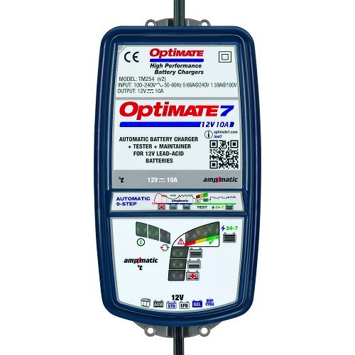 Caricabatterie e mantenitore di carica 12V OPTIMATE 7 Ampmatic - UC30075