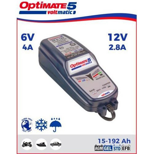 Optimate 5 6- und 12-Volt-Ladegerät, -Tester und -Erhaltungsgerät - UC30095