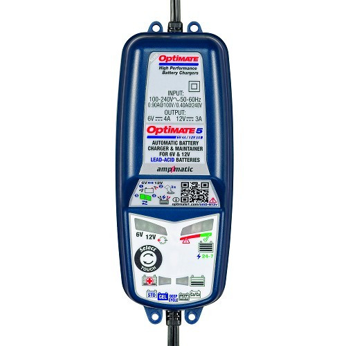 Optimate 5 6- und 12-Volt-Ladegerät, -Tester und -Erhaltungsgerät - UC30095