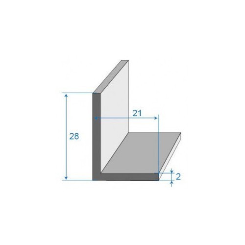  Windschutzscheibendichtung schwarz - 21 x 28 mm - UC30822 