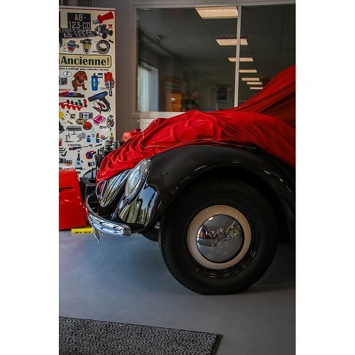  Housse d'intérieur Coverlux pour Jaguar XK 120, 140 et 150 Coupé et Cabriolet (1949-1960) - Rouge - UC33146-2 
