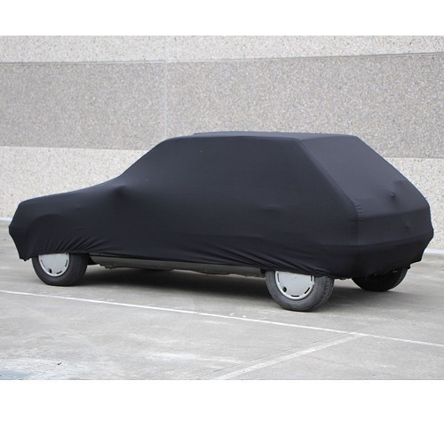 Op maat gemaakte zwarte interieur beschermhoes voor Peugeot 205. - UC34050