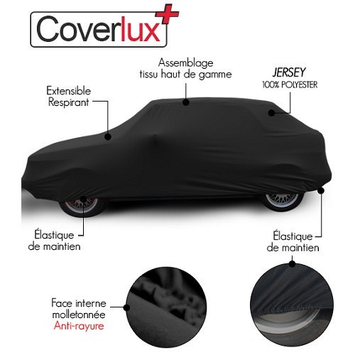 Black custom-made inside cover for Volkswagen Golf 1 - UC34095