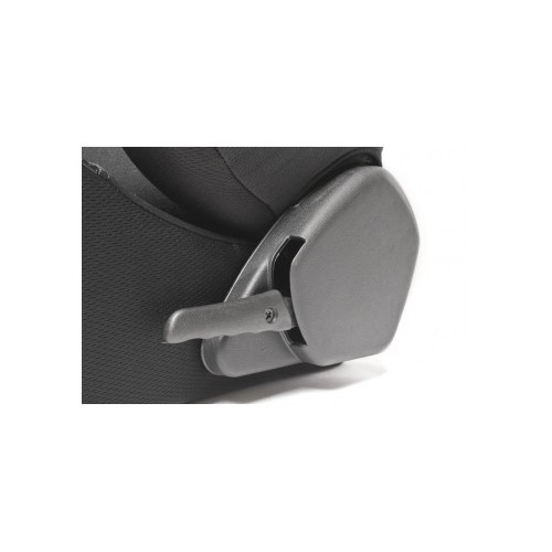 Schalensitz aus schwarzem Stoff - linke Seite - UC35012