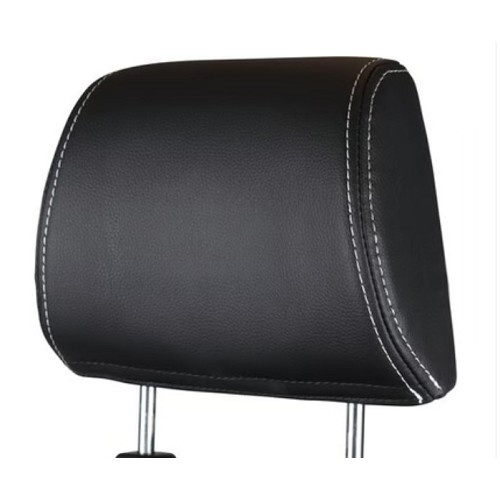 Pair of universal black leatherette sports seats - UC35051