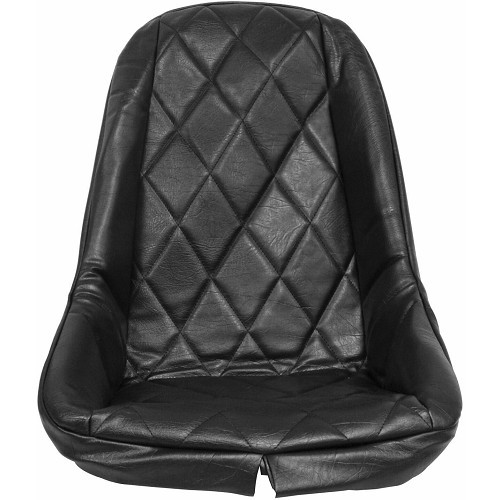 "Diamond" black cover for a UC35300 356 style bucket seat