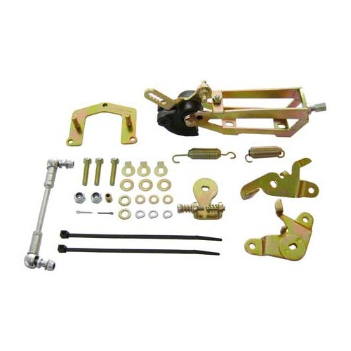 Control linkage for 2 carburetors WEBER DCOE