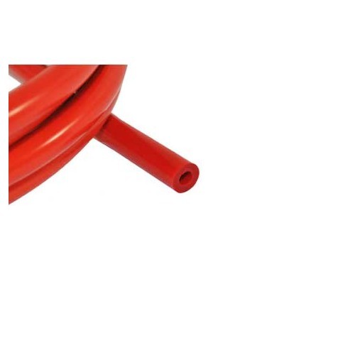 Tubo flexible rojo de aireación SAMCO de silicona - 3 metros - 5 mm - UC455541