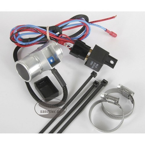 SPAL electronic trigger controller on 28mm water hose