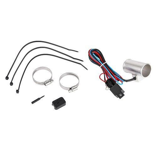 SPAL electronic trigger controller on 38mm water hose