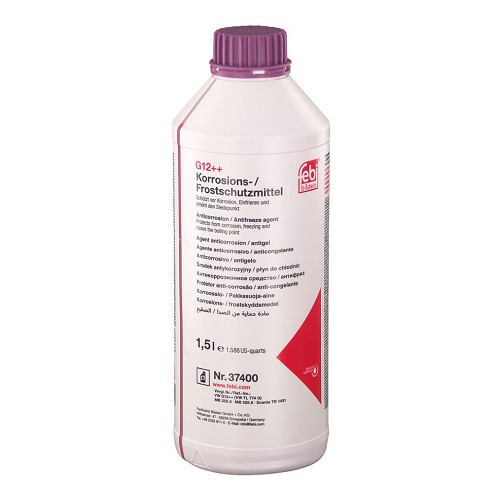 FEBI G12++ concentrated liquid coolant antifreeze - Purple - 1.5 Liter