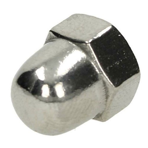 1 Domed chrome nut 6 mm - UC52501