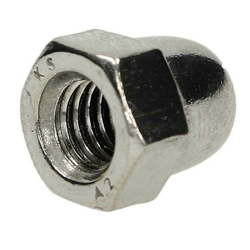 1 Domed chrome nut 6 mm - UC52501