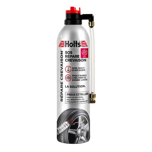  HOLTS SOS Spray Riparazione forature - 600ml - Pneumatici SUV 4X4 camper furgoni e veicoli utilitari - UC60679 