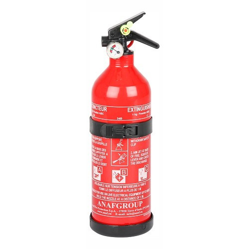  1 kg Druckfeuerlöscher mit Manometer - UC60906 