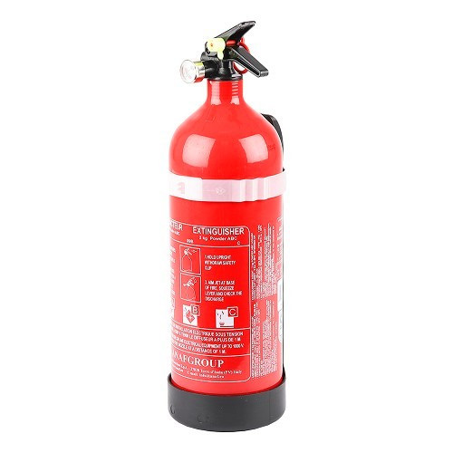  2 kg Druckfeuerlöscher mit Manometer - UC60907 