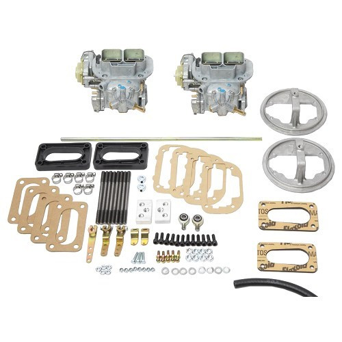  Kit carburateurs double corps Weber 32/36 DGEV pour BMW E9 2.5CS 2800CS et 3.0CS 6 cylindres (12/1968-11/1975) - UC61020 