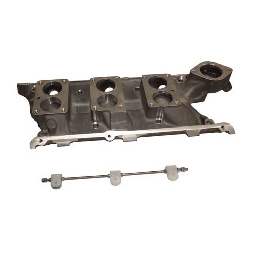  Tubo de admisión Weber DCNF de una pieza de aluminio para Ford Essex V6 - UC63010 