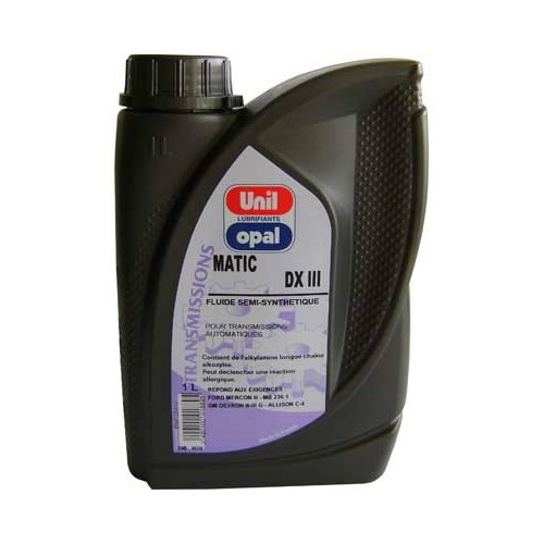  UNIL OPAL MATIC DX 3 Automatikgetriebeöl - halbsynthetisch - 1 Liter - UD10080 