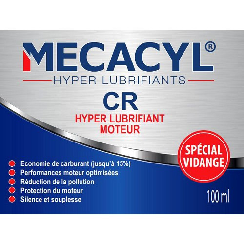 MECACYL CR hiper-lubrificante para mudanças de óleo para todos os motores - 100ml - UD10222
