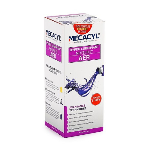 Hyper-lubrifiant MECACYL AER spécial vidange pour moteurs 2 temps - 100ml - UD10225