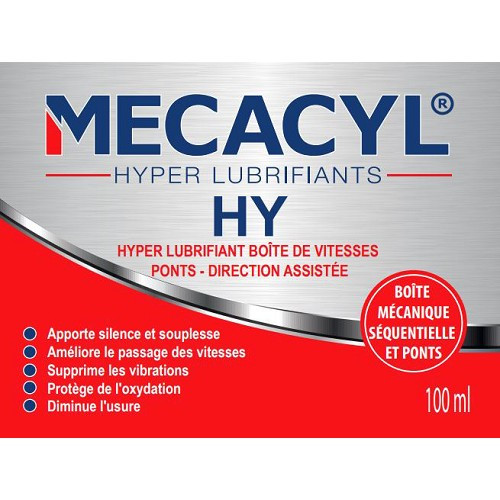 Hyper-lubrifiant MECACYL HY spécial boîte de vitesses mécanique ponts et direction assistée - 100ml - UD10226