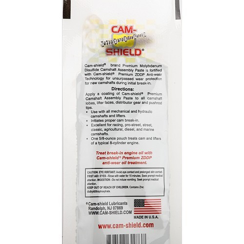 Cam Shield Paste - ZDDP - (Spezielle Zusammenstellung) - 18g - UD10390