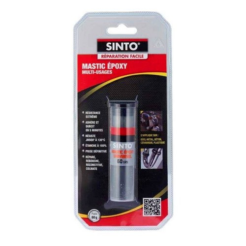  SINTO universal multi-purpose epoxy putty - tube - 60g - UD10417 