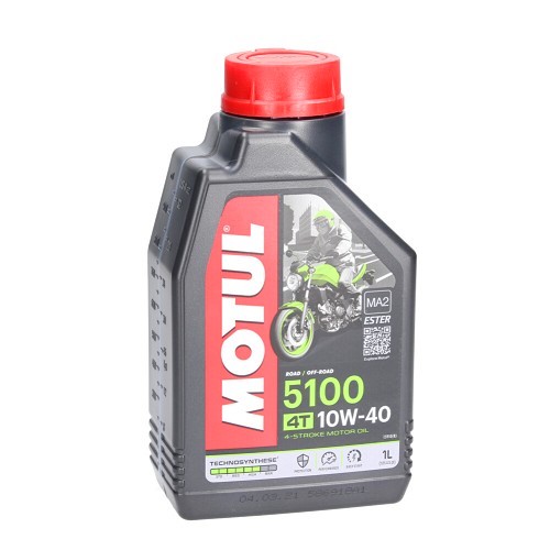 Motul 5100 4T 10W40 aceite semisintéticopara moto, 1 litro