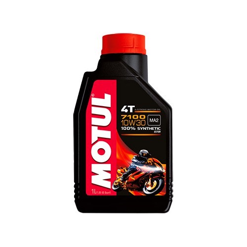  Motorrad-Motoröl MOTUL 7100 4T 10W30 - synthetisch - 1 Liter - UD10610 